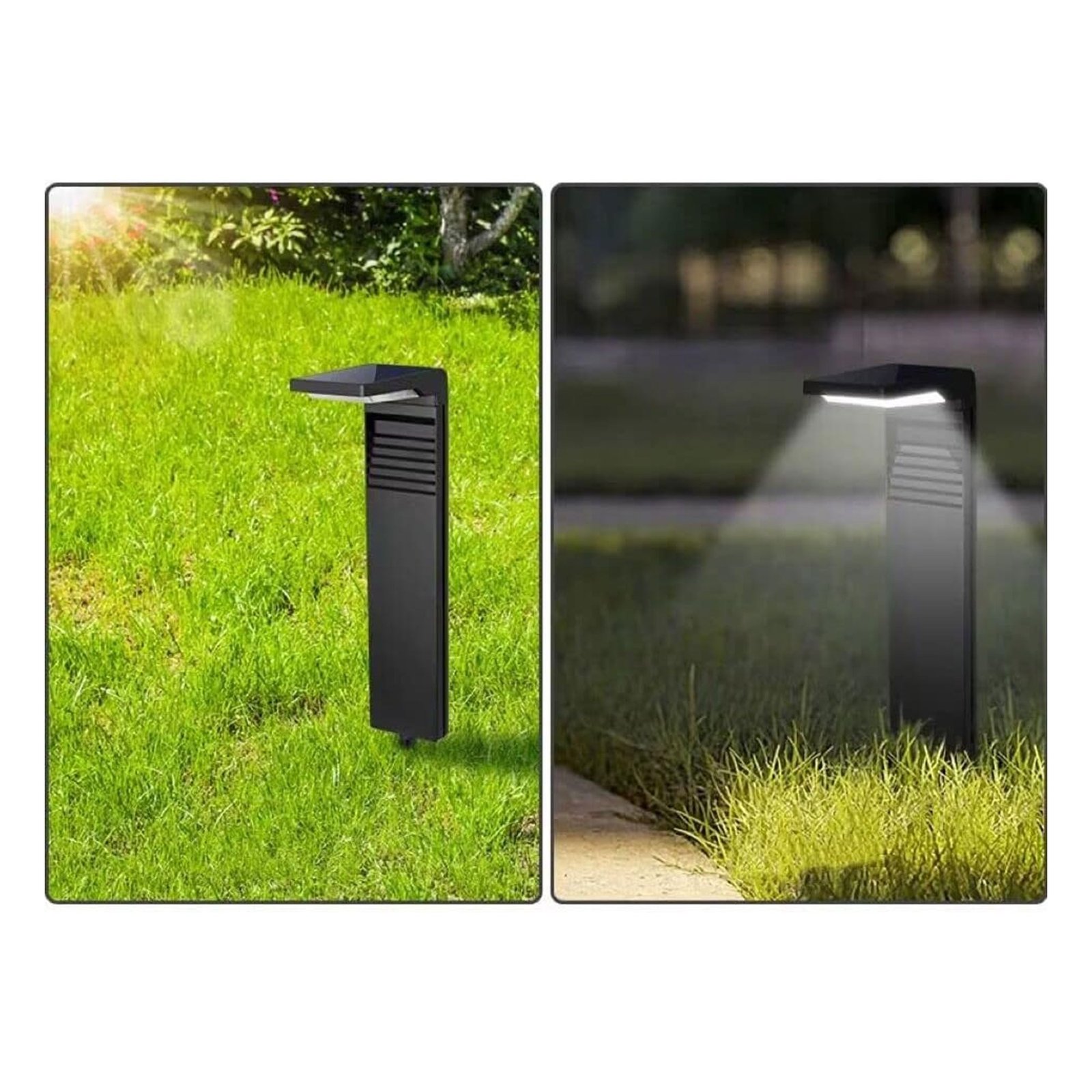 عمود إنارة بالطاقة الشمسية مقاوم للماء سهل التركيب + تشغيل تلقائى - الصورة 4