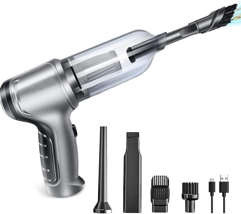 مكنسة كهربائية لاسلكية محمولة باليد من Denx بضمان عامين - الصورة 3