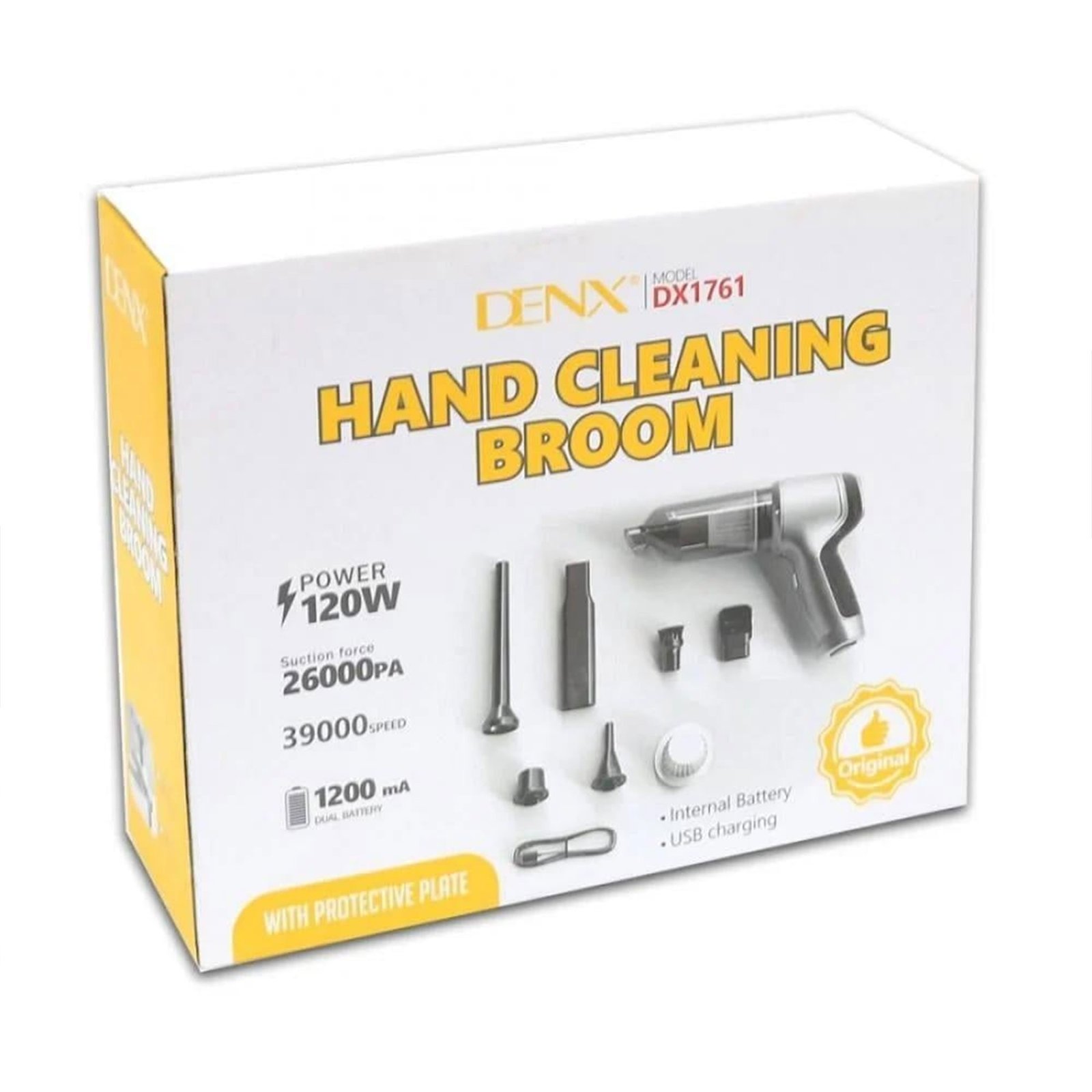 مكنسة كهربائية لاسلكية محمولة باليد من Denx بضمان عامين - الصورة 4